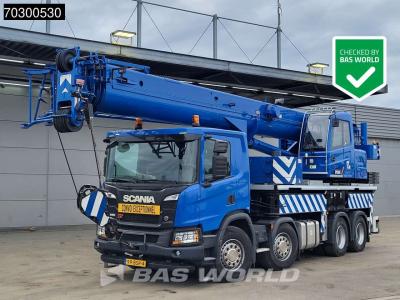 Scania P450 P 8X4 Palfinger/SANY SPC500E Telescopic Crane Retarder Navi Automatic Euro 6 in vendita da BAS World B.V.