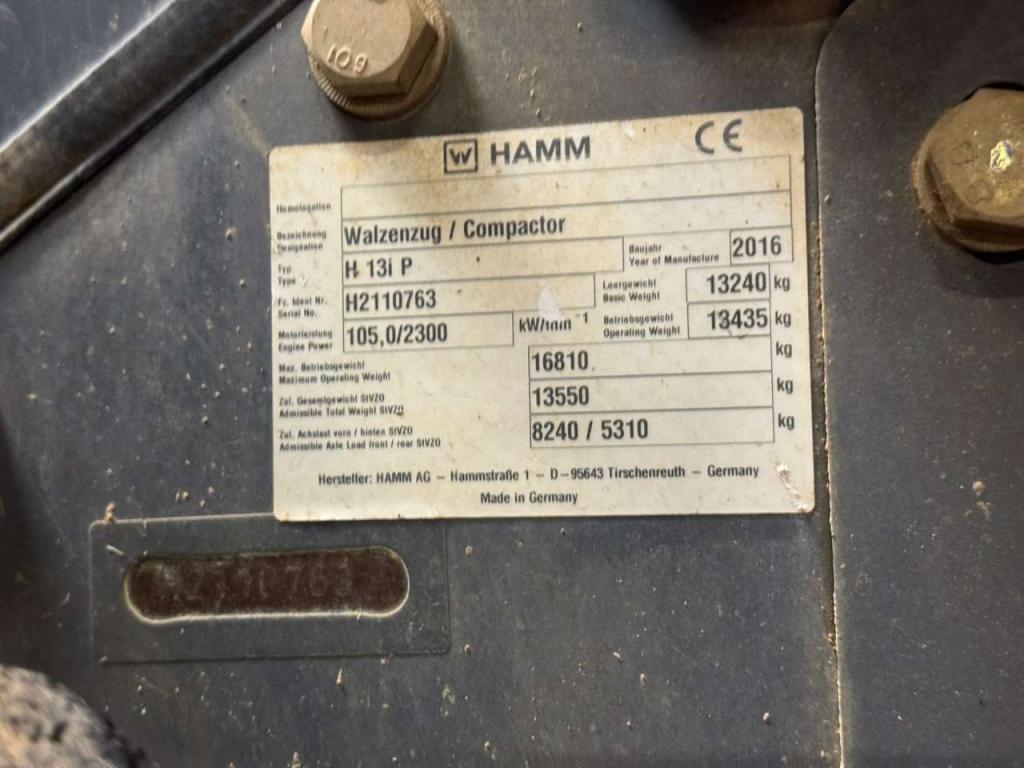Hamm H13i Padfoot compactor Foto 24