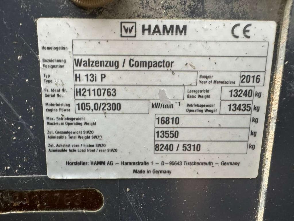 Hamm H13i Padfoot compactor Foto 26