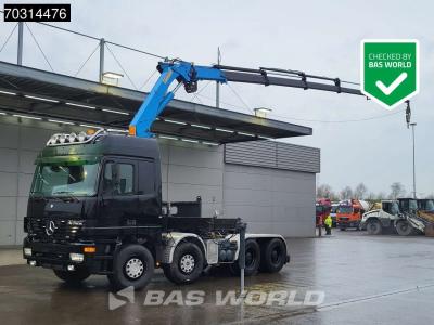 Mercedes-Benz Actros 2653 8X4 Manual! Retarder Full-Steel HMF 2223 K4 Remote Kran Crane Big-Axle Euro3 in vendita da BAS World B.V.