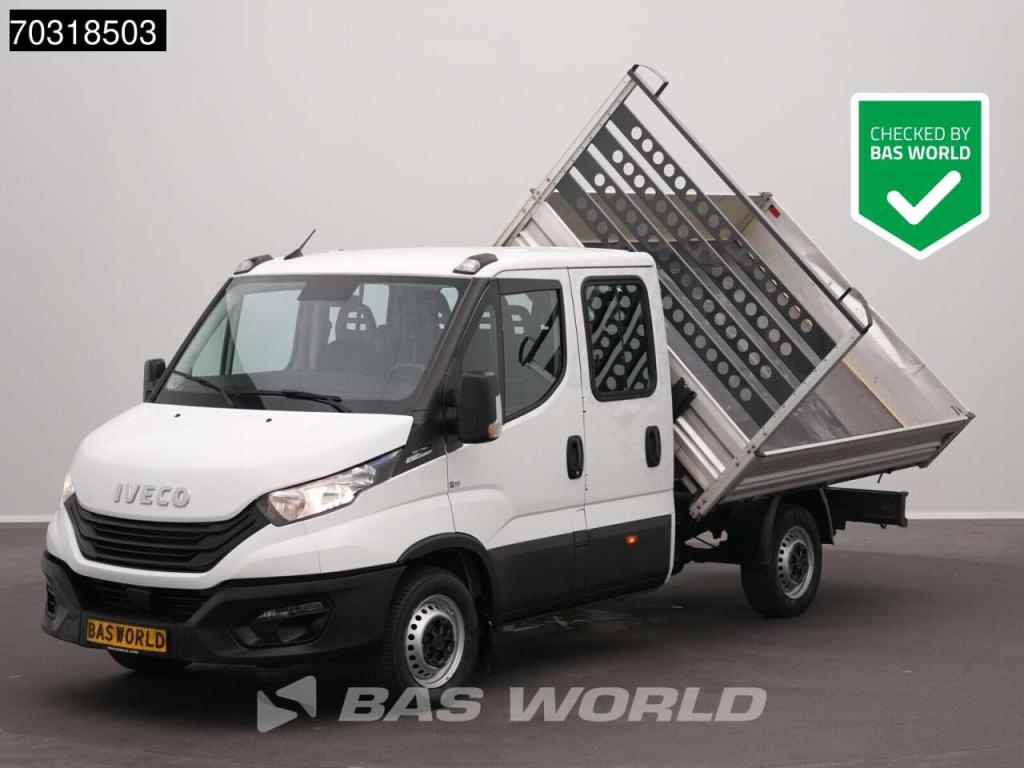 Iveco Daily 35S16 Automaat Driezijdige Kipper Dubbel Cabine 3,5t Trekhaak 160PK Airco Camera Euro6 Tipper Foto 1