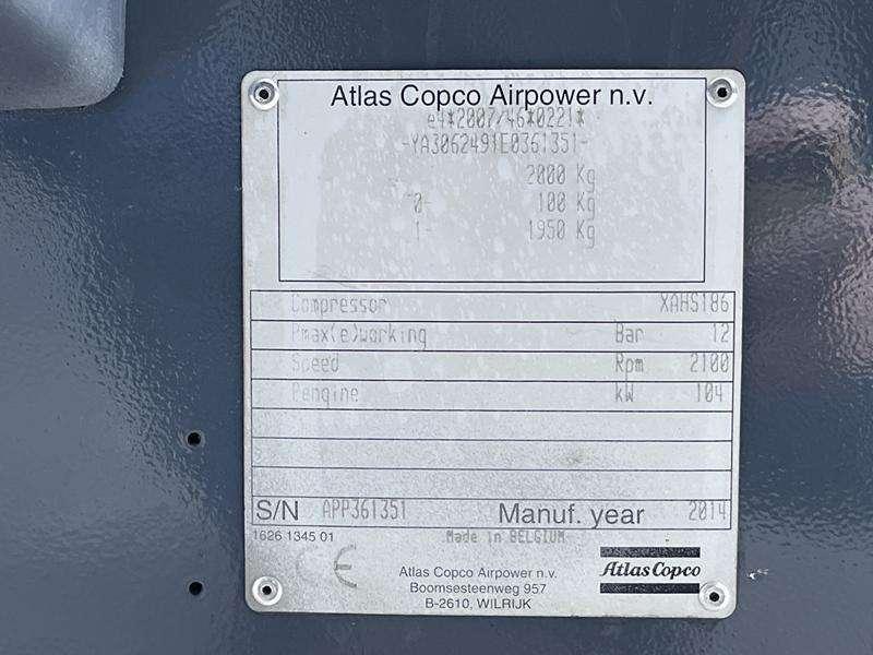 Atlas Copco XAHS 186 Foto 7