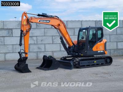 Develon DX85 R-7 A/C - PIN ON / 3 BUCKETS in vendita da BAS World B.V.