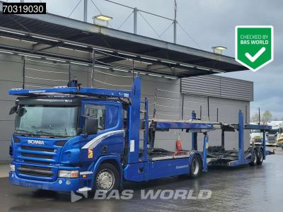 Scania P420 4X2 Kassbohrer Car transporter combi Full Air suspension Automatic Euro 3 in vendita da BAS World B.V.