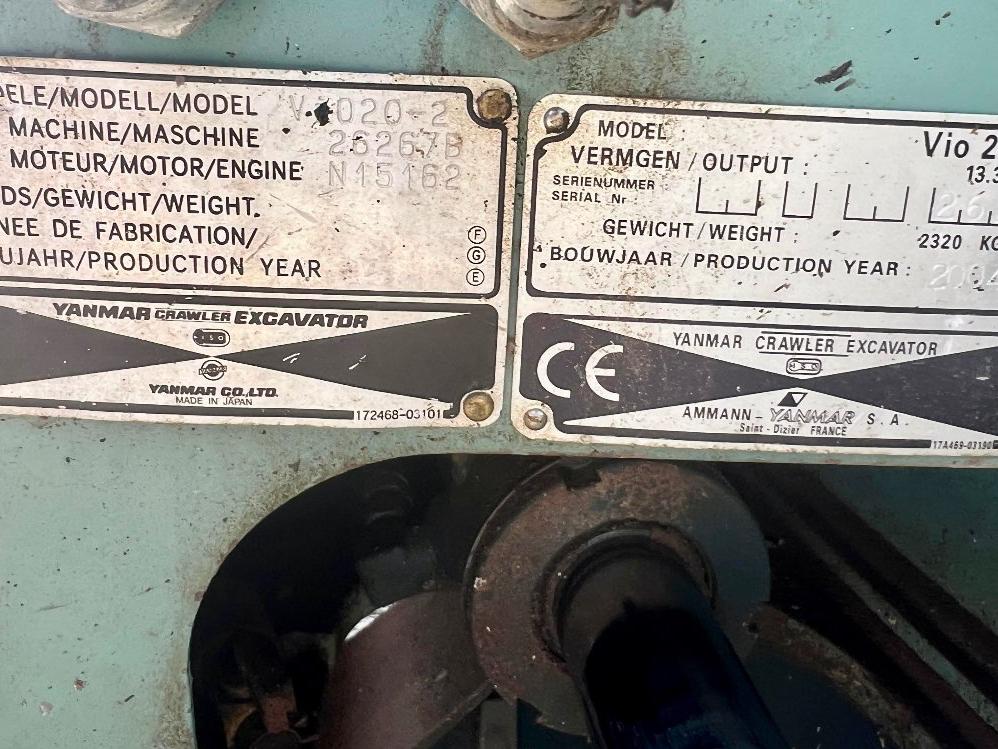 Yanmar VIO 20 Foto 5