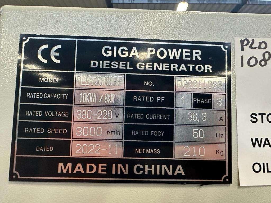 Giga Power PLD12000SE 10 kVA silent generator Foto 9