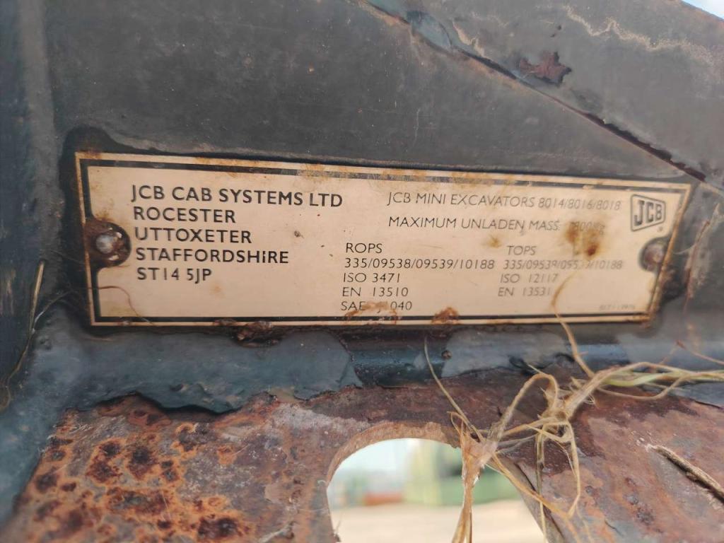 JCB 8014 8016 8018 Foto 6