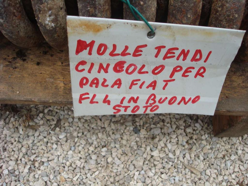 Molla tendicingolo per Fiat Allis FL 4 Foto 5