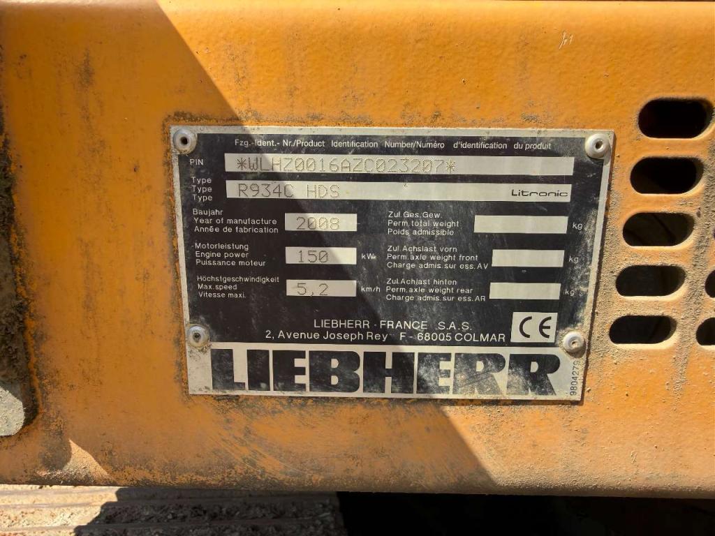 Liebherr R934C Litronic Foto 6