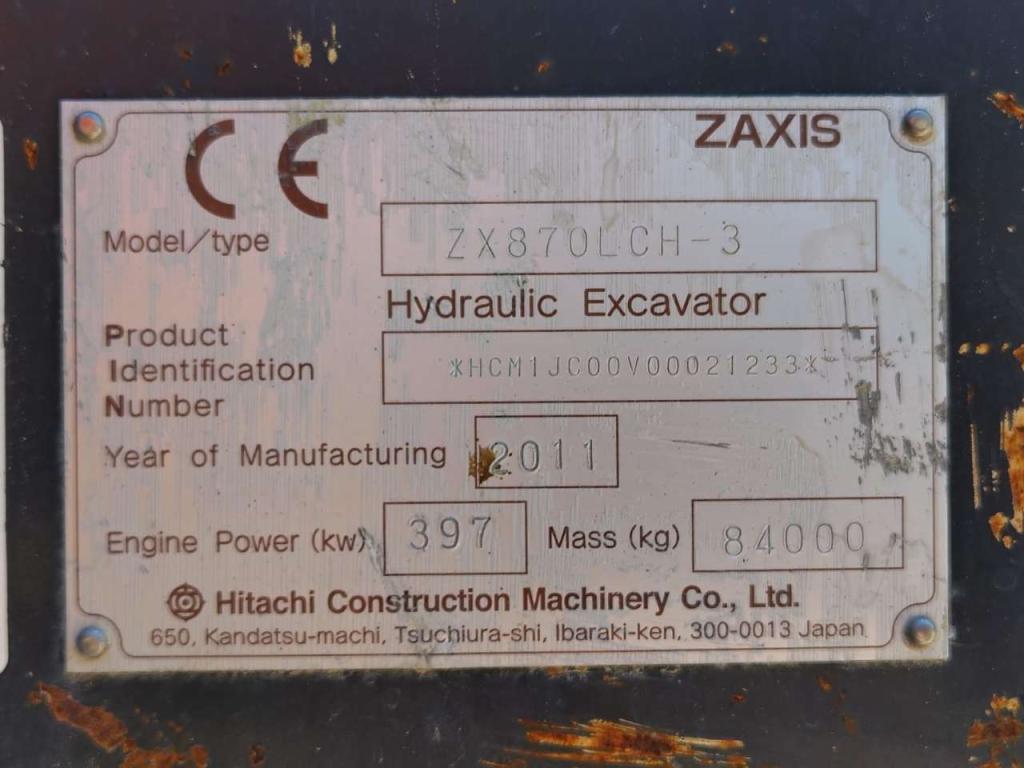 Hitachi ZX 870 LCH-3 Foto 26