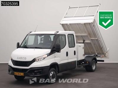 Iveco Daily 35C16 3.0L Dubbel Cabine Kipper met Kist 3,5t Trekhaak Dubbellucht 160PK Navi Airco Cruise Eu in vendita da BAS World B.V.