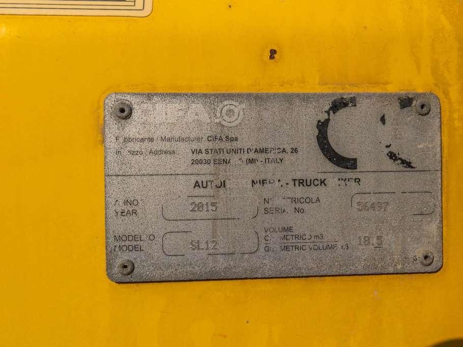 Cifa BETON MXER/MALAXEUR/MISCHER  12M3 Foto 21