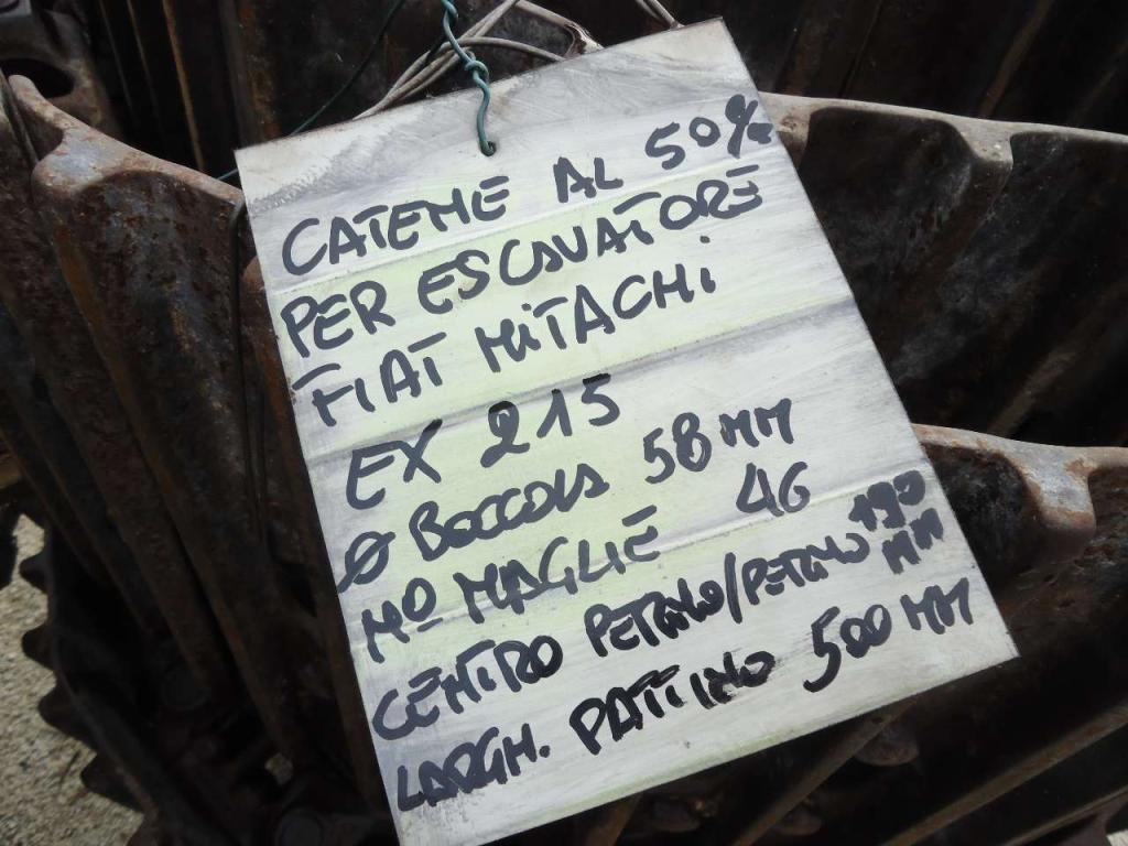 Catene / Catenarie per Fiat Hitachi EX215 - AL 50% - Foto 8
