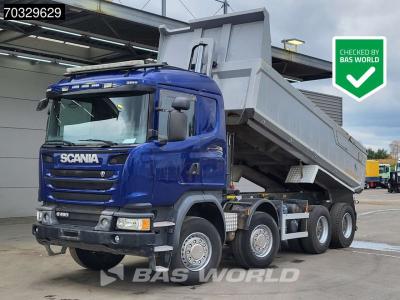Scania G490 G 8X4 12m3 tipper Steelsuspension Big-Axle Retarder Euro 6 in vendita da BAS World B.V.