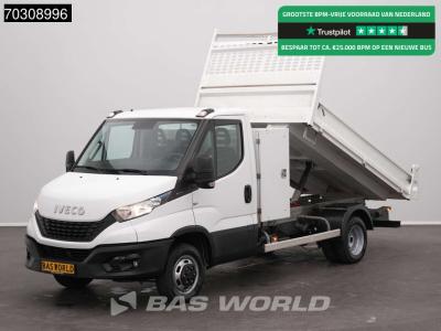 Iveco Daily 35C16 3.0L Kipper met Kist 3,5t Trekhaak Dubbellucht 160PK Airco Cruise Euro6 Tipper Benne Ki in vendita da BAS World B.V.
