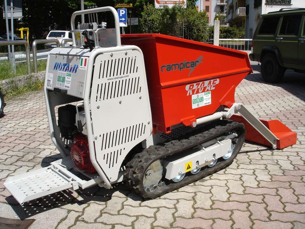 Rotair RAMPICAR R 70 AE - DUMPER AUTOCARICANTE CON CONTRAPPESO Foto 6