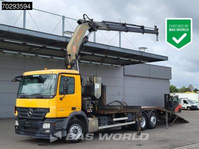 Mercedes Actros 2532 6X2 PM 30 T/M Crane Winch Remote Lift+Steering Axle 3-Pedals in vendita da BAS World B.V.