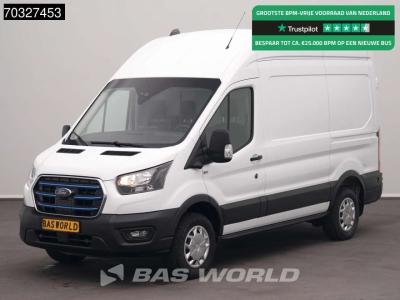 Ford e-Transit 184pk Elektrisch 68kWh 317km WLTP L2H3 Hoog Dak Navi Airco Cruise Parkeersensoren v+a SYN in vendita da BAS World B.V.