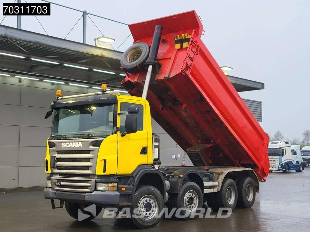 Scania G420 G 8X4 8x6 18m3 KH Kipper Steel suspension Big-Axle Euro 4 Foto 2