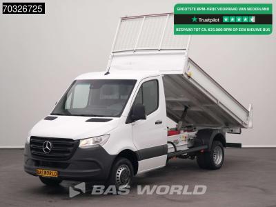 Mercedes-Benz Sprinter 515 CDI Dubbellucht 3,5t Trekhaak Kipper 150PK Airco Cruise Euro6 Tipper Benne Kieper Airc in vendita da BAS World B.V.