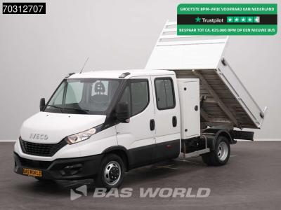 Iveco Daily 35C14 Dubbel Cabine Kipper met Kist Dubbellucht 3,5t Trekhaak Airco Cruise Euro6 Tipper Benne in vendita da BAS World B.V.
