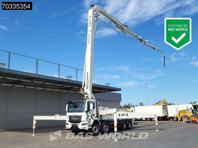 Man TGS 35.510 8X4 47 mtrs SWAN TSP 47-5 160RZ concrete pump Full Steel Automatic Euro 6 in vendita da BAS World B.V.