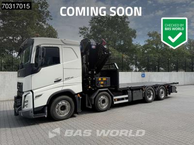 Volvo FH 500 8X2 COMING SOON! HMF 6120 K6 Crane + 2.5t Winch Lift+steering axle Euro 6 in vendita da BAS World B.V.