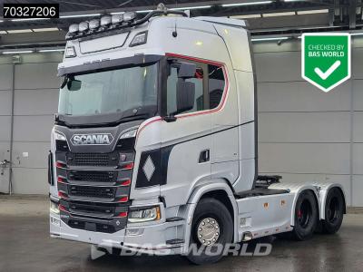 Scania S650 6X4 Retarder Full-Air 2x Tanks Standklima ACC Leather Navi in vendita da BAS World B.V.