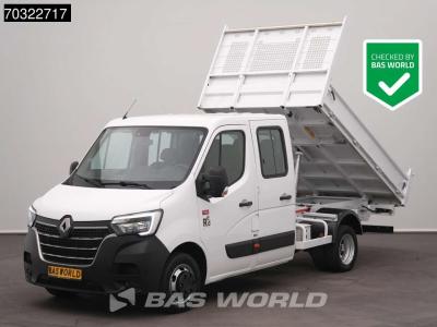 Renault Master 130PK Kipper Dubbel Cabine 3500kg trekhaak Airco Cruise Dubbellucht Tipper Benne Kieper A/C in vendita da BAS World B.V.