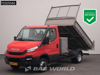 Iveco Daily 35C12 Kipper met Kist Dubbellucht 3,5t Trekhaak Airco Cruise Euro6 Tipper Benne Kieper A/C To in vendita da BAS World B.V.