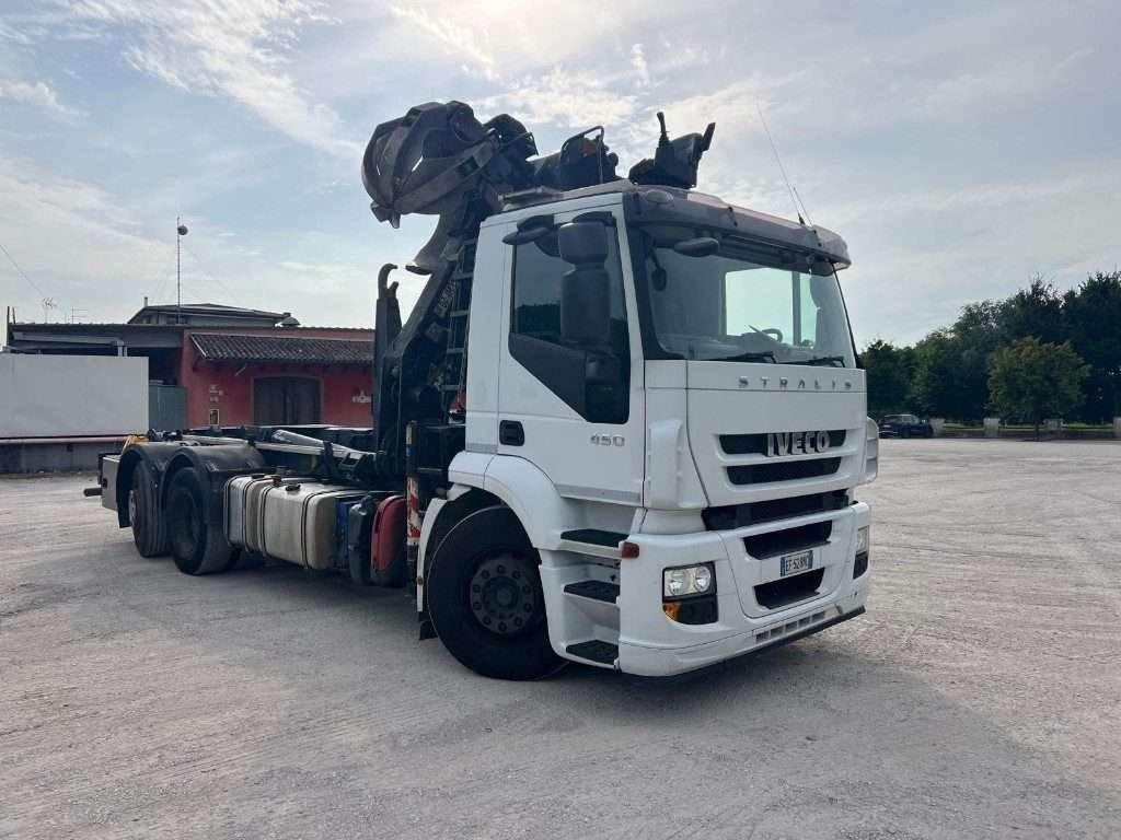 Iveco STRALIS 450 SCARRABILE USATO CON GRU Foto 8