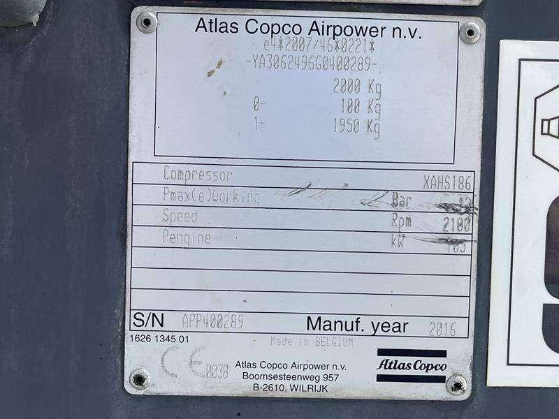 Atlas Copco XAHS 186 Foto 4