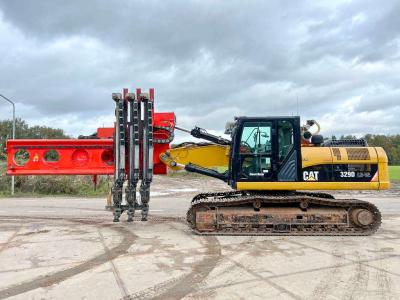 Caterpillar 329D + Wimmer Jura Luna 3.100 Surface Drill Rig in vendita da Boss Machinery
