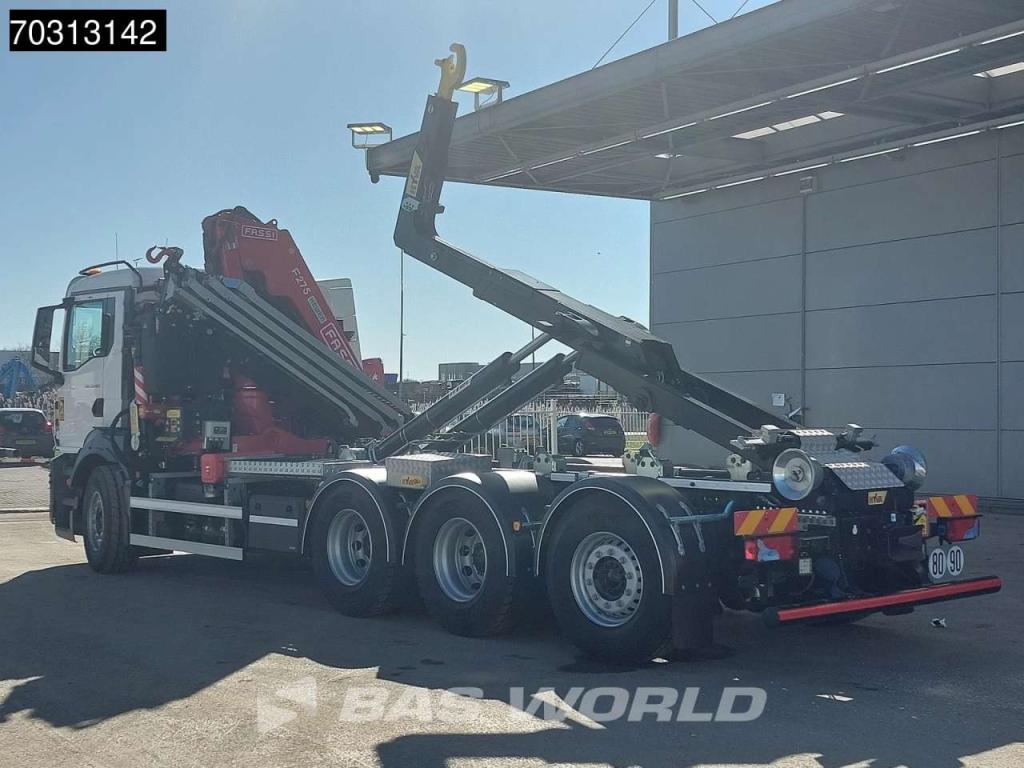 Man TGS 35.480 TGS 8X4 NEW! FASSI F275A Crane + HYVA 26-60 Hooklift Euro 6 Foto 10