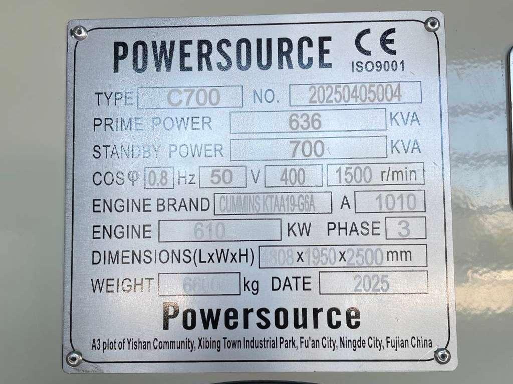 Cummins KTAA19-G6A - 700 kVA Generator - DPX-19848 Foto 6