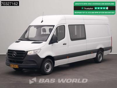 Mercedes-Benz Sprinter 319 CDI Automaat Dubbel Cabine 3,5t Trekhaak 190PK L3H2 Navi Airco Cruise Camera MBUX CarP in vendita da BAS World B.V.