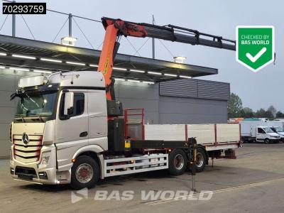 Mercedes Actros 2653 Actros 6X4 Palfinger PK34002 SH Kran Crane Retarder Xenon Euro 6 in vendita da BAS World B.V.
