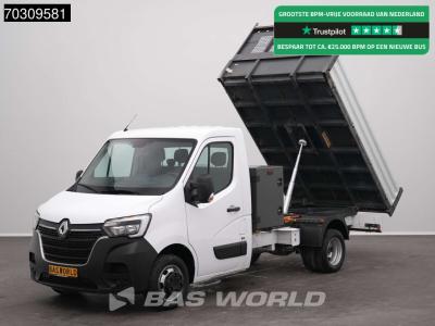 Renault Master 130PK Kipper met Kist Dubbellucht 3,5t Trekhaak Airco Cruise LED Euro6 Tipper Benne  Kieper in vendita da BAS World B.V.