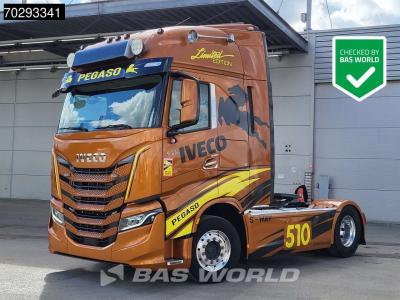 Iveco S-Way 510 S-Way 4X2 Full-Air Retarder 2xTanks Leder Standklima Alcoa LED Navi ACC Euro 6 in vendita da BAS World B.V.