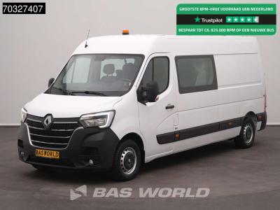 Renault Master 135PK Dubbel Cabine L4H2 LED Airco Parkeersensoren Werkplaatsinrichting Zwaailampen Euro6 L4 in vendita da BAS World B.V.