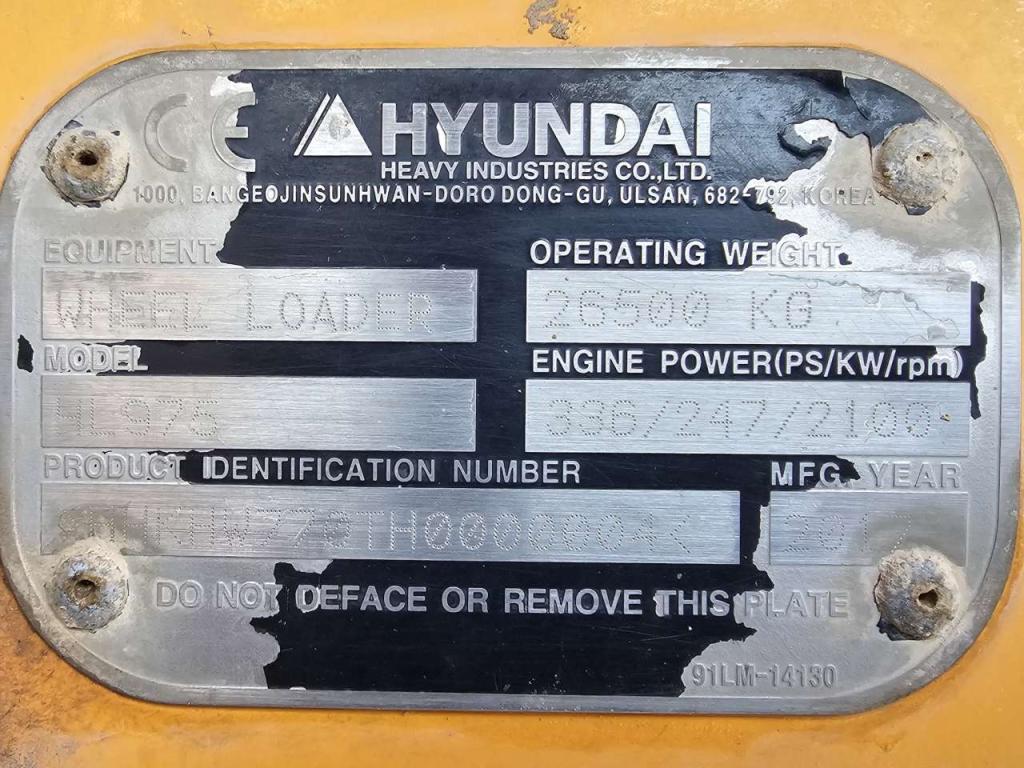 Hyundai HL975 Foto 7