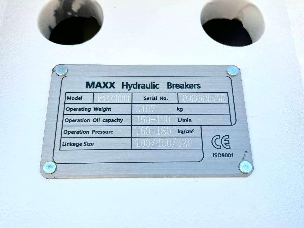 Maxx 3000 hammer / 27-40 Ton / Hydraulic Breaker / Martello demolitore Foto 9