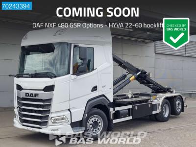 Daf XF 480 6X2 NEW HYVA 22-60 ACC GSR Options Lift-Lenkachse in vendita da BAS World B.V.