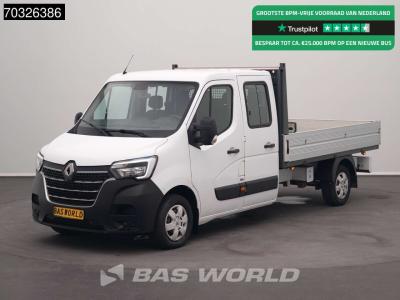 Renault Master 150PK Dubbel Cabine Open Laadbak Trekhaak LED Airco Euro6 Pritsche Pickup Open Box Airco Tre in vendita da BAS World B.V.