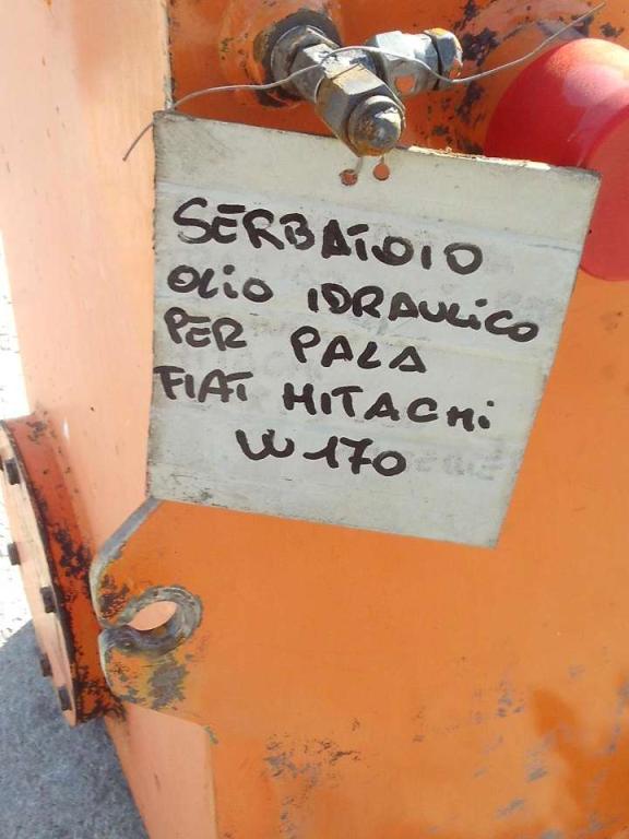 Serbatoio olio idraulico per Fiat Hitachi W170 Foto 4