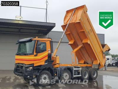Renault K 480 8X4 16m3 tipper Steel suspension Big-Axle Optibrake+ Euro 6 in vendita da BAS World B.V.