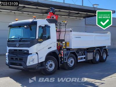 Volvo FMX 420 FMX 8X4 NEW RHD! Fassi F145Z.0.22 E-ACTIVE Crane 13m3 KH-Kipper VEB+ Euro 6 in vendita da BAS World B.V.
