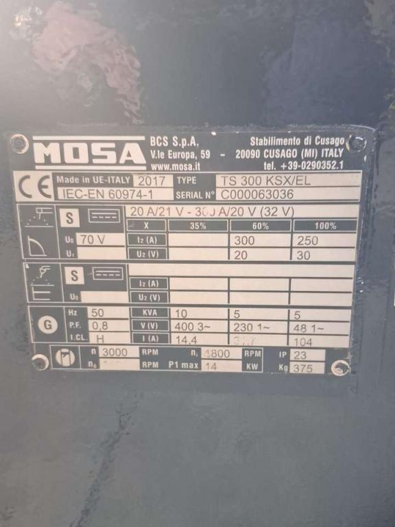 Mosa ts 300 KSX/EL Foto 6