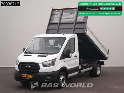 Ford Transit 165pk Kipper Dubbellucht 3,5t Trekhaak Airco Camera Euro6 Tipper Benne Kieper Airco Trekhaa in vendita da BAS World B.V.