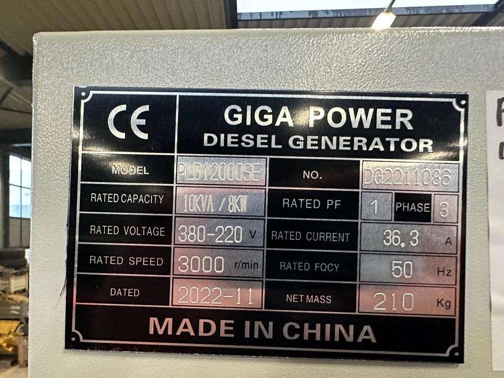 Giga Power PLD12000SE 10 kVA silent generator Foto 8